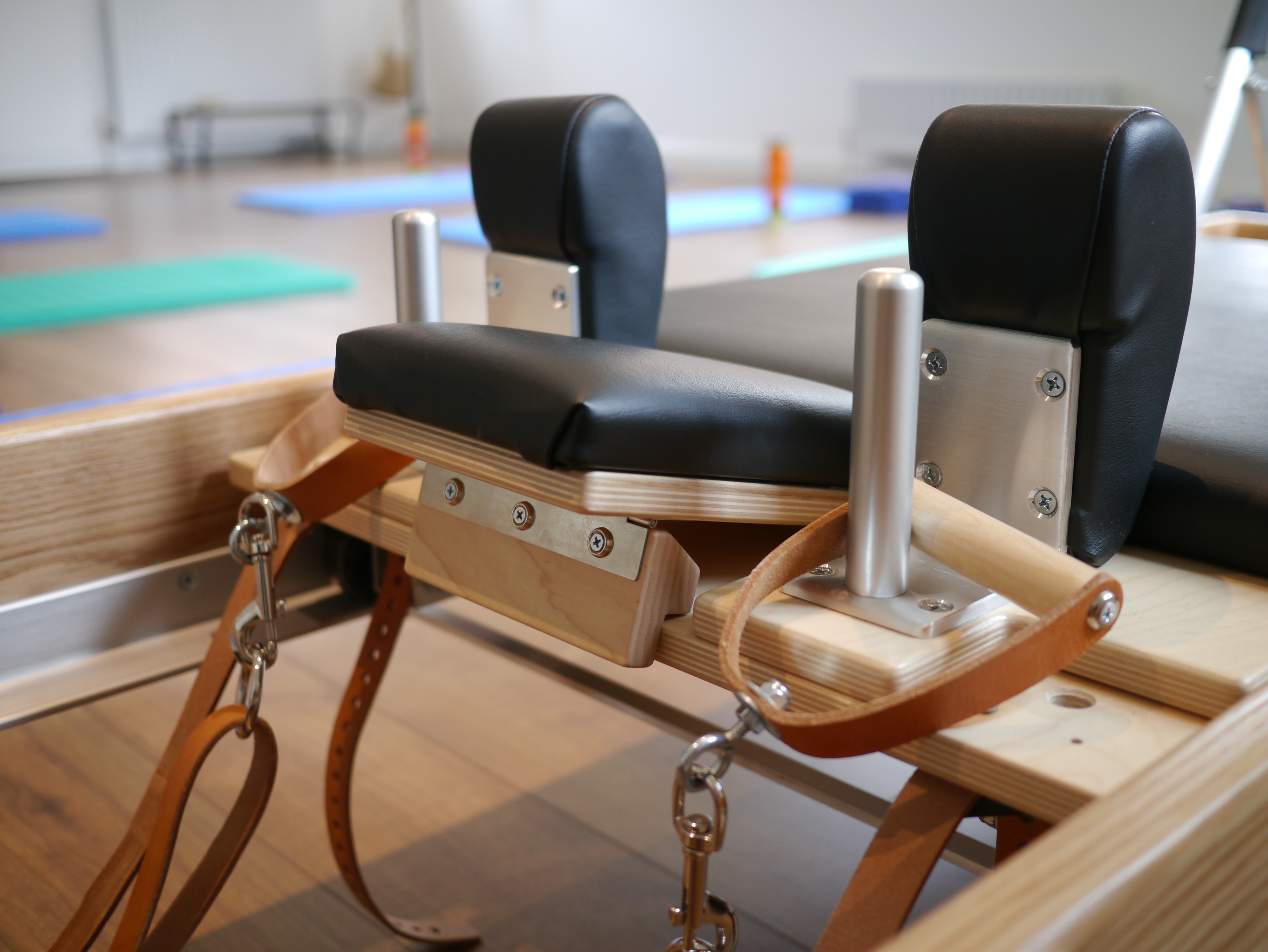 Pilates reformer detail